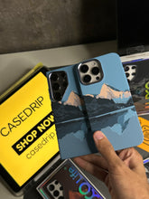 Luxo sky blue mountain reflection